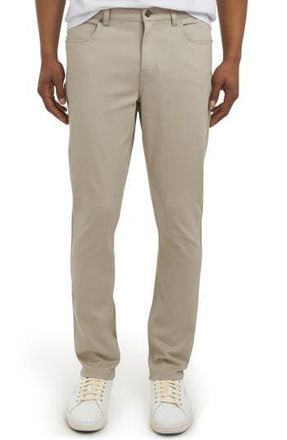 DKNY Powerstretch Slim Leg Pants in Dune at Nordstrom Rack, Size 36 X 29