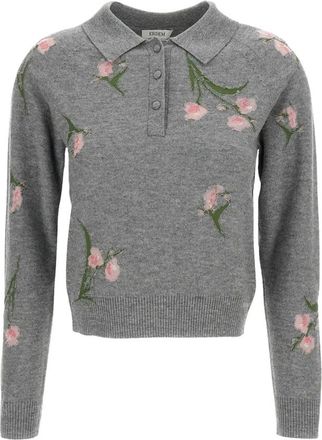 Erdem Mujer, Camisetas, Gris, Talla: M