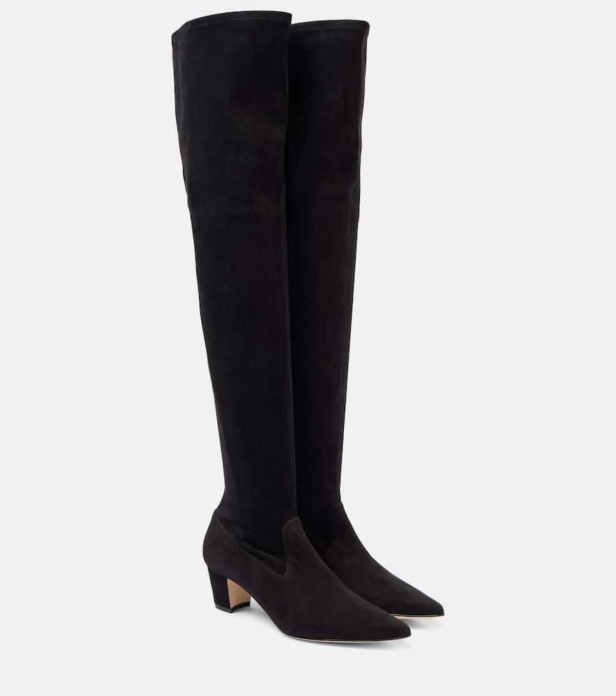 Manolo Blahnik/Dildaltra 70 レザー アンクルブーツ ブラック Dildaltra 70 leather ankle boots in black - Manolo Blahnik