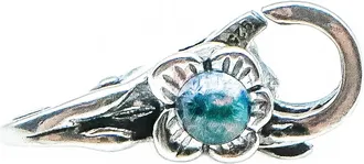 Trollbeads Womens Flower Dichroic Lock Clasp In Silver