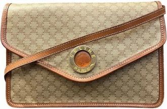 Celine Pre-owned Cross Body Bags, female, Beige, Size: ONE SIZE Pre-owned Canvas celine-bags