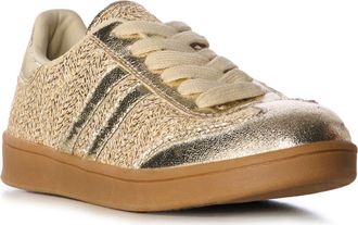 Azalea Wang Elder Sneaker in Gold at Nordstrom Rack, Size 11