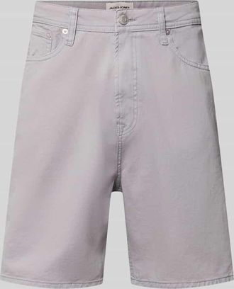 Jack & Jones Bermudas im 5-Pocket-Design Modell TONY ORIGINAL in Rauchblau, Gr&ouml;&szlig;e XXL