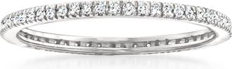RS Pure by Ross-Simons Diamond Eternity Band in Sterling Silver