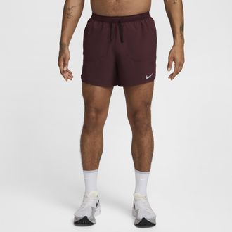 Nike Mens Stride Dri-FIT 5 2-in-1 Running Shorts in Red | FN2992-652