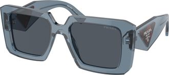 Prada Dark Grey Square Ladies Sunglasses PR 23YS 19O70B 51