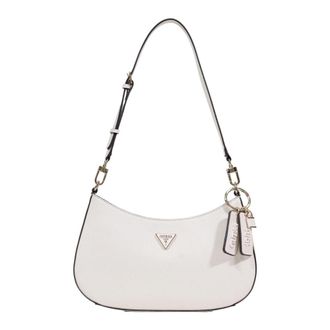 Guess Shoulder Bags, female, White, Size: ONE SIZE Noelle II Top Zip Shoulder Bag