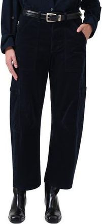 Citizens Of Humanity Marcelle Low Rise Barrel Corduroy Cargo Pants in Navy at Nordstrom Rack, Size 32