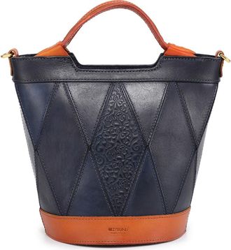 OLD TREND Primrose Leather Mini Tote in Navy at Nordstrom Rack