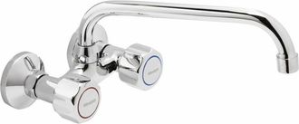 Genebre Genebre - 68196 11 45 66 Gamma Grupo Mural Fregadero 11cm Ca&ntilde;o Tubo Alto 24 Cm