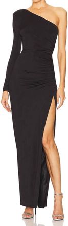 Michael Costello Gilly Maxi Dress In Black
