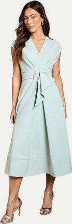 Coast Belted Crepe Dress in Mint at Nordstrom, Size 10