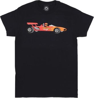 Thrasher Black Racecar Print T-shirt met Korte Mouwen - Heren - T-shirts - Zwart - L - Katoen - Tops