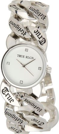 True Religion Repeat Logo Bracelet Watch in Silver at Nordstrom Rack