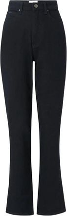 Calvin Klein Straight Leg Jeans - Dames - Straight fit broeken - Zwart - W28 - Katoen - Broeken