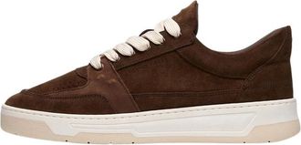 Filling Pieces Low Vise Suede Sneaker - Heren - Sneakers - Bruin - 44 EU - Su&egrave;de - Schoenen