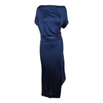 Vivienne Westwood Dames, Jurken, Blauw, Maat: M Viscose