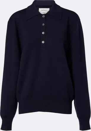 R&oacute;he R&oacute;he Wool polo sweater