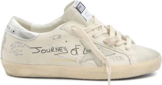 Golden Goose Sneakers, female, White, Size: 5 US White Super Star Sneakers