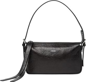 Fendi Zip Top Small - Dames - Schoudertassen - Zwart - ONE Size - Leer - Tassen