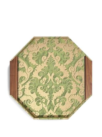 L'OBJET Vassoio Fortuny ottagonale (47cm) - Verde