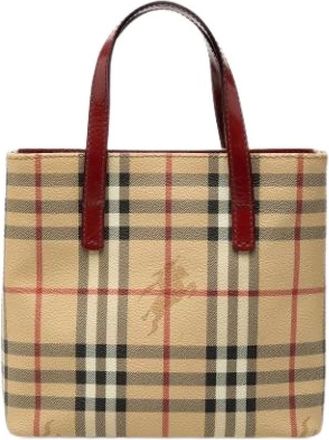 Burberry Pre-owned Handbags, female, Beige, Size: ONE SIZE Pre-owned Vintage Handbag