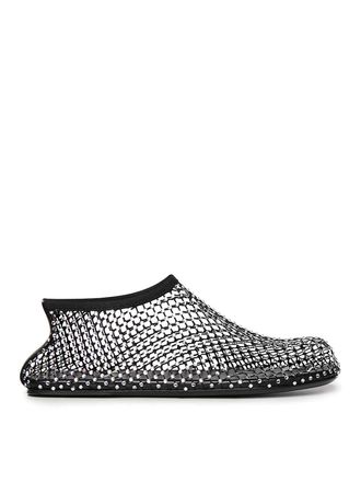 CHRISTOPHER ESBER Minette Mesh Ballerina With Crystals