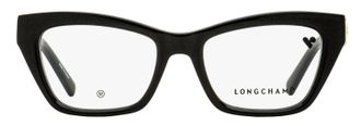 Longchamp LO2762 Arching Brow Line Eyeglasses - Black