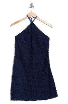 Ramy Brook Lucretia Halter Dress in Spring Navy Clip at Nordstrom Rack, Size 8