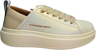 Alexander Smith Wembley Sneaker - Dames - Sneakers - Geel - 35 EU - Leer - Schoenen