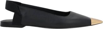 Ferragamo Alhena Nappa Slingback Flats, Size 7.5 C