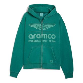 Puma x ASTON MARTIN ARAMCO F1 TEAM Full-Zip Hoodie Green Lux 635892-93