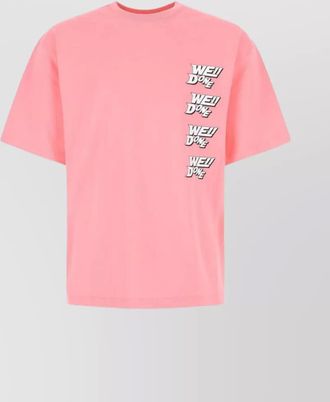 We11done cotton crew neck t-shirt