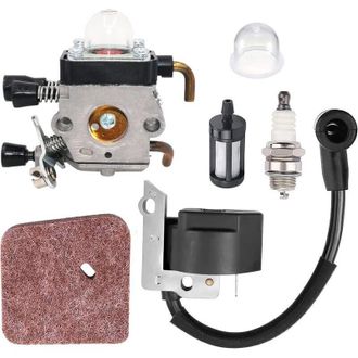OEM Carburador Con Bobina De Encendido Y Bombilla De Cebado, Filtro De Aire, Filtro De Combustible Para Desbrozadora Y Recortadora De Hilo Stihl Fs38 Fs55