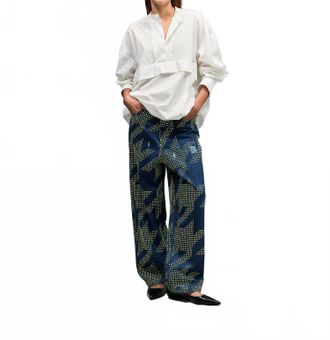 Mes Demoiselles... Canvas Relaxed Pants In Redim