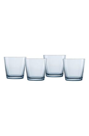 Fortessa Together Set of 4 Tritan Crystal Double Old Fashioned Glasses in Blue at Nordstrom