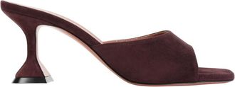 Amina Muaddi Burgundy Lupita Heels