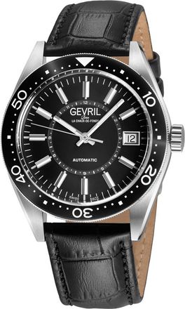 Gevril Group Belmont Automatic Black Dial Mens Watch 42100L