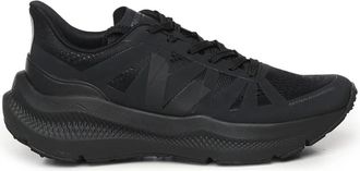 Veja Zwarte Sneakers met Voorsluiting - Dames - Sneakers - Zwart - 36 EU - Polyester - Schoenen