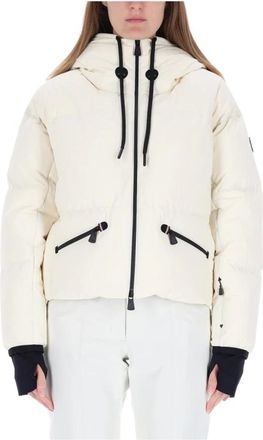 Moncler Donsjack - Dames - Winterjassen - Wit - M - Nylon - Jassen