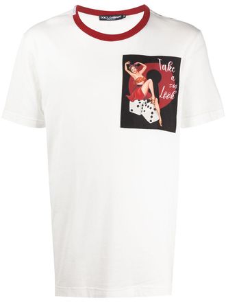 Dolce & Gabbana T-shirt con grafica - Bianco
