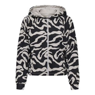 Only Play Hoodie met ritssluiting, grafisch motief