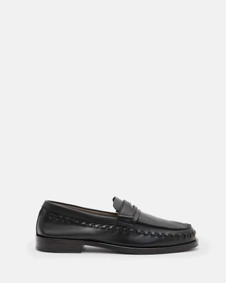 AllSaints Leather Sammy Leather Loafer Shoes, Size: UK 11/US 12/EU 45