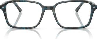 Ray-Ban 56mm Square Optical Glasses in Fantasy Blue at Nordstrom