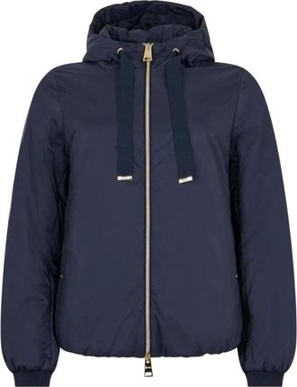 Herno Hooded Padded Jacket - female - Herno - Winter Jackets - Blue - 3XL - Jackets