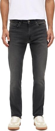Mustang Skinny-fit-Jeans MUSTANG Herren Style Frisco Skinny, Herren, Gr. 28, L&auml;nge 32, schwarz (983 schwarz), 92% Baumwolle, 6% Elastomultiester, 2% Elasthan,