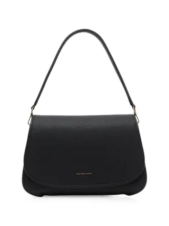 Michael Kors Messenger Bag Leather Black Md Coni Messanger