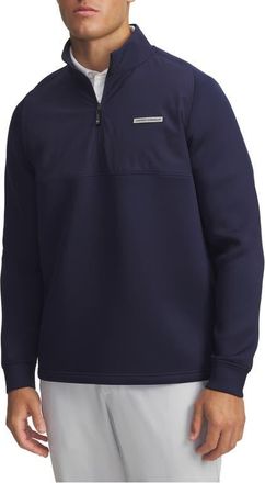 Under Armour Drive Pro Hybrid Half Zip Pullover in 410 Midnight Navy at Nordstrom, Size Xx-Large
