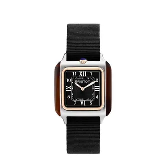 Briston Streamliner Black Dial Ladies Watch 252030.PRA.T.1.NB