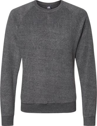 J. America Mens Flip Side Fleece Crewneck Sweatshirt